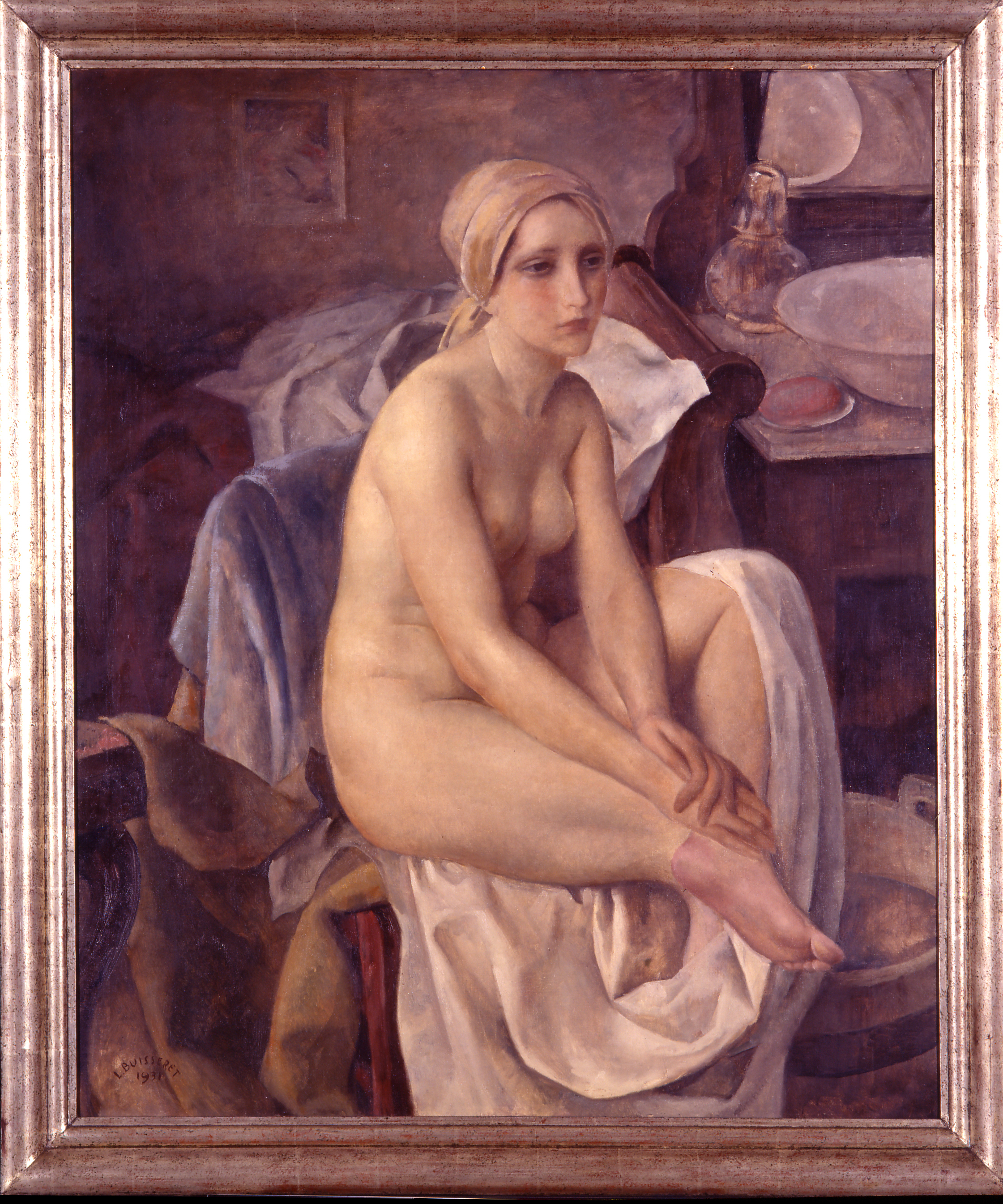Nu assis ou Femme à la toilette